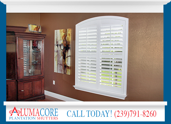 Round Top Shutters in and near Bonita Springs Florida