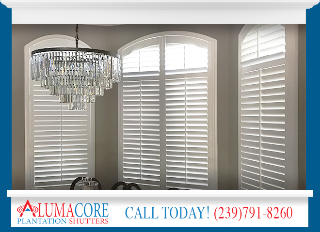 Arched Shutters in and near Cape Coral Florida