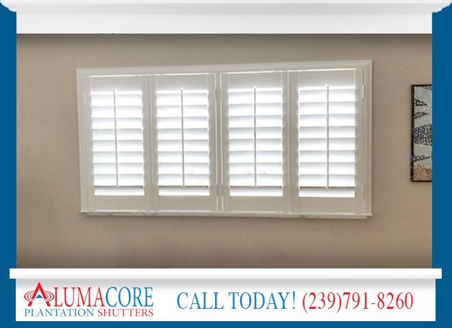 Faux Wood Shutters in and near Gulf Gate Estates Florida