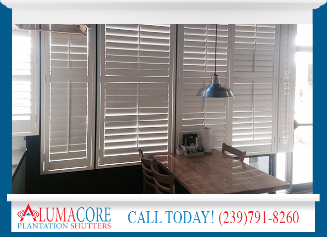 Shutters for Restaurants in and near St Petersburg Florida